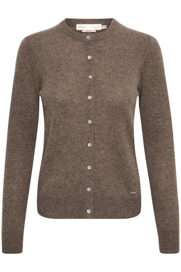 LUKKAIW CARDIGAN -Brown