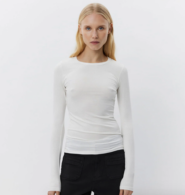 SNOS243 Langærmet Tee -Creme